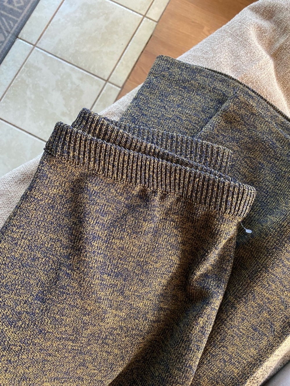 Austin Reed vintage knit Heathered Knit pants - Picture 6 of 8